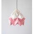 Petite suspension Origami Moth Bicolore Rose